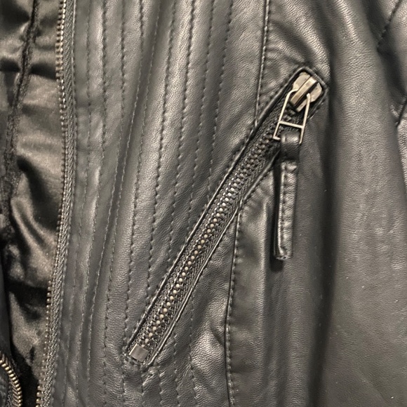 Blank NYC Black Vegan Leather Moto Jacket - Picture 4 of 4